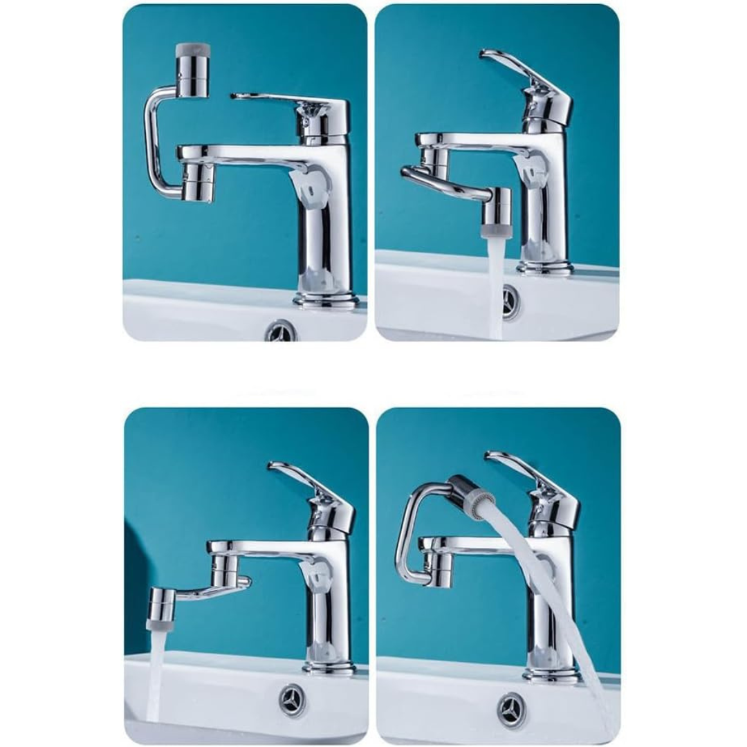 Extensor de Grifo Giratorio 1080° Anti salpicaduras – Oferta 2x1 por Tiempo Limitado