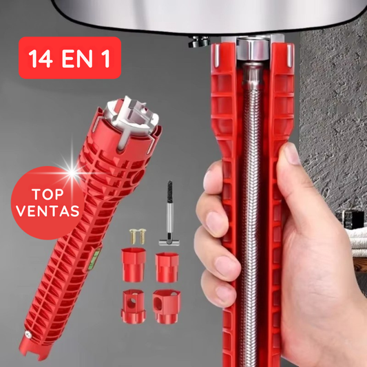 Herramienta 14 en 1 baños y fregaderos