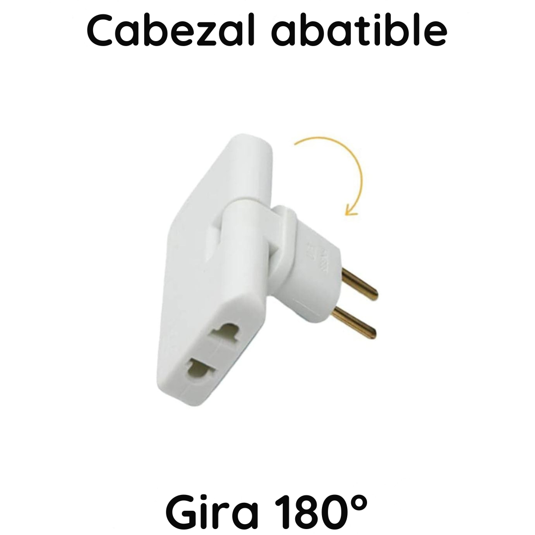 (Oferta 3X2) Adaptador de enchufe plegable
