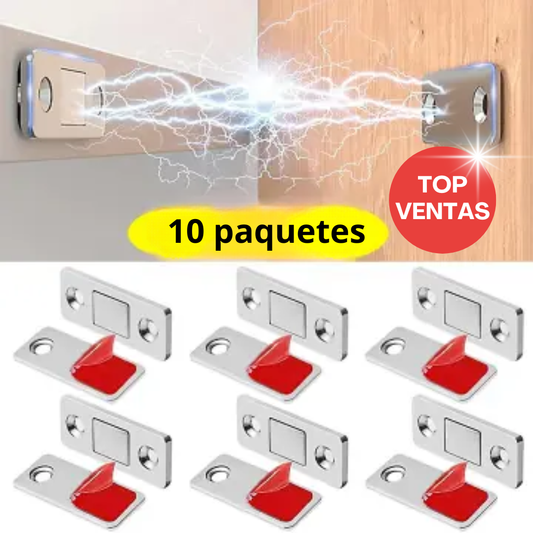 Cierres magnéticos ocultos para armarios (10 uds.)