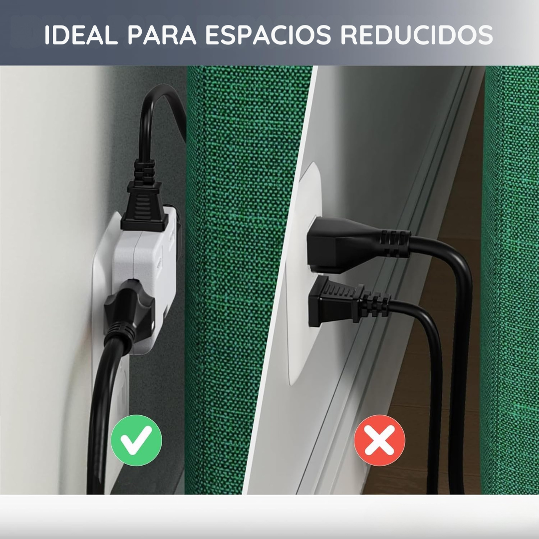 (Oferta 3X2) Adaptador de enchufe plegable
