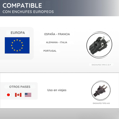 (Oferta 3X2) Adaptador de enchufe plegable