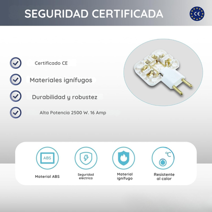(Oferta 3X2) Adaptador de enchufe plegable