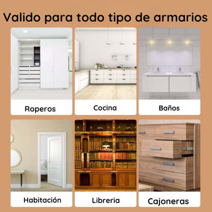 Oferta Paga 5 y llévate 10 - Cierres magnéticos para armarios y cajones